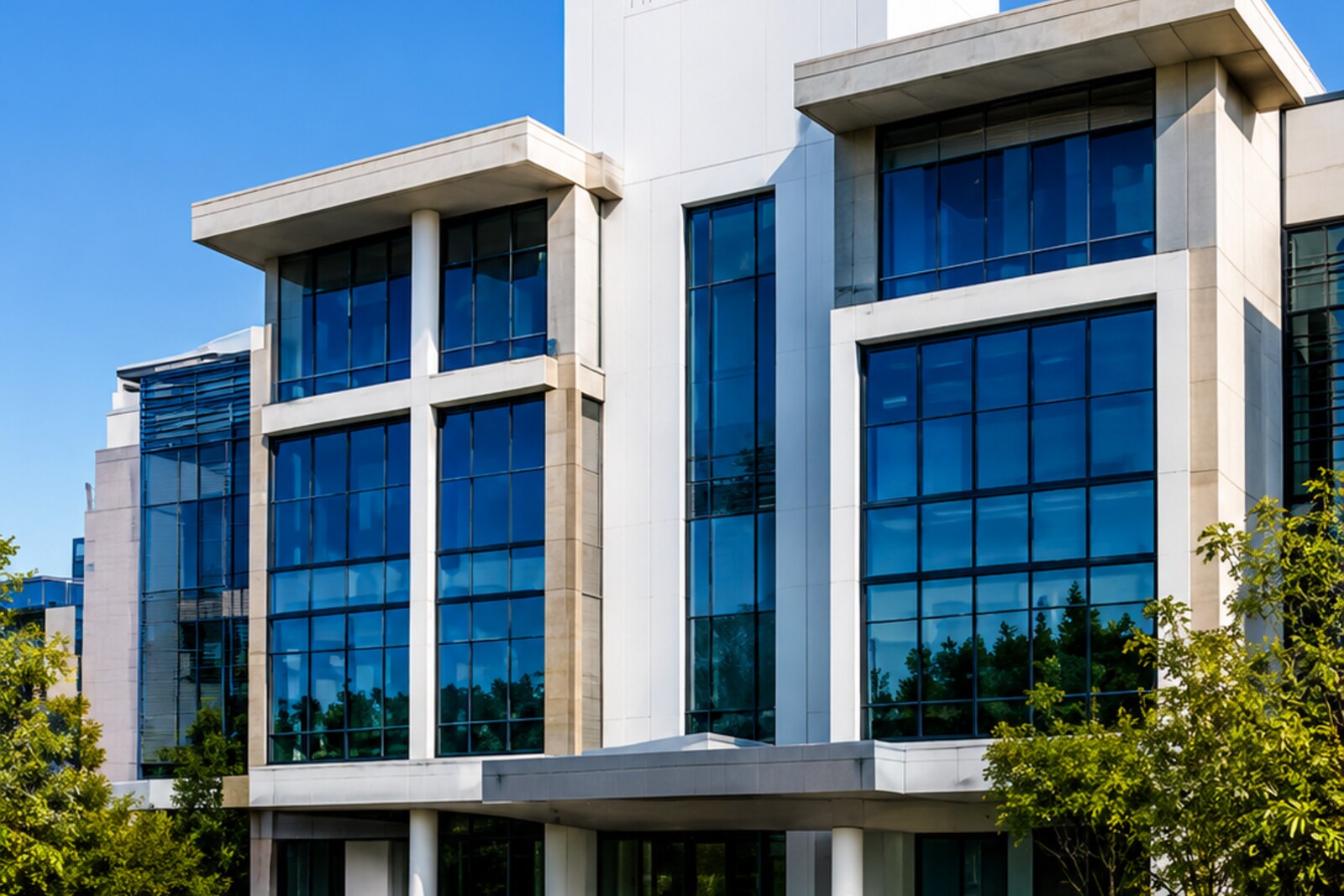 Contemporary education building
