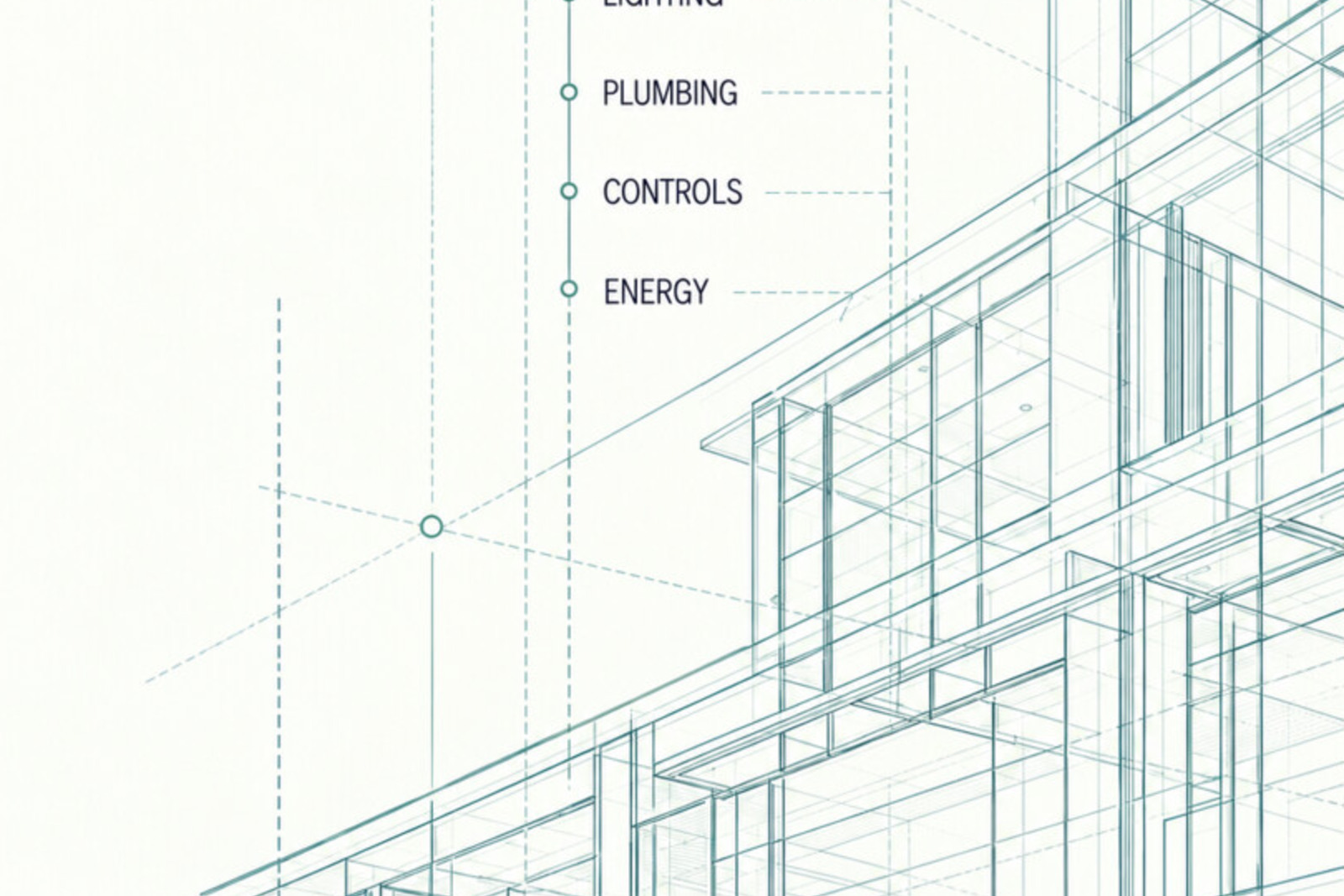 Technical building systems and commissioning line drawing